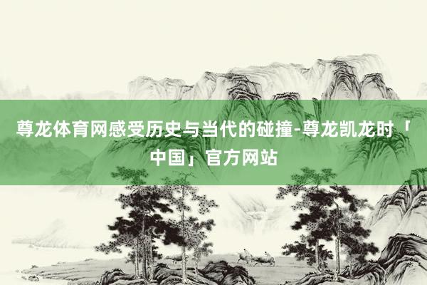 尊龙体育网感受历史与当代的碰撞-尊龙凯龙时「中国」官方网站